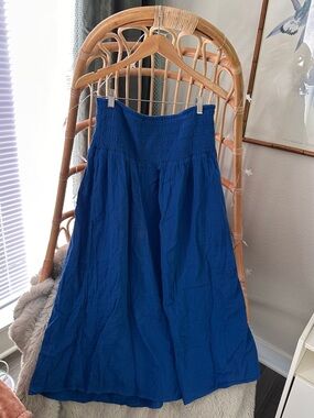 Linen Skirt / size L